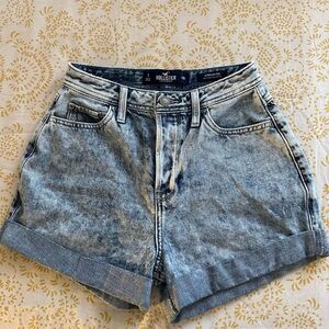 Hollister Women's Light Blue Jean Shorts